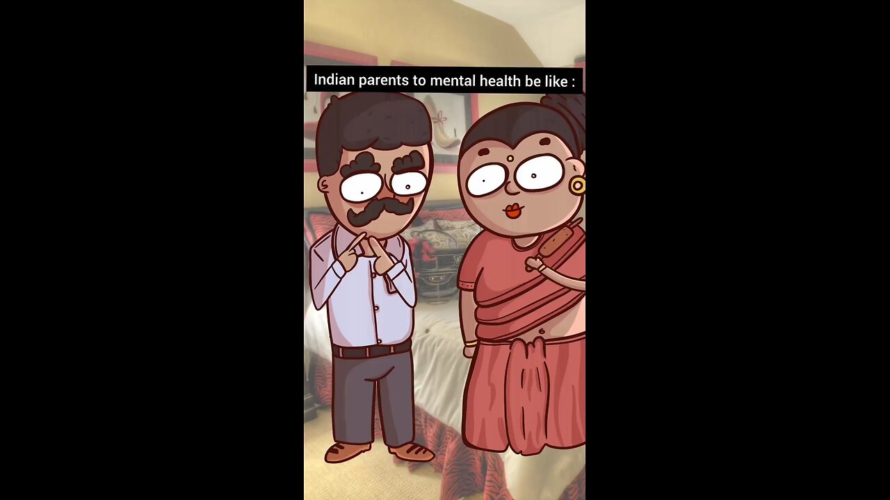 Indian parents in mental children video viral cartoon dhamaka