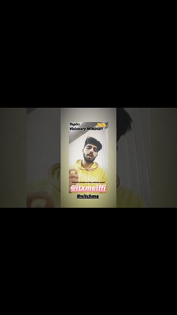 Visionary MINDSET #shorts