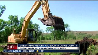 crews work on abandoned well sites