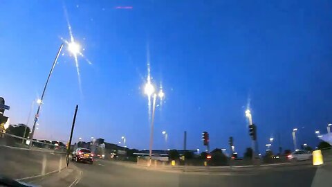 Driving to a car park overlooking Beardown Tor speedlapse