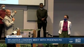 Religious leaders meet with Phoenix PD over George Floyd's death