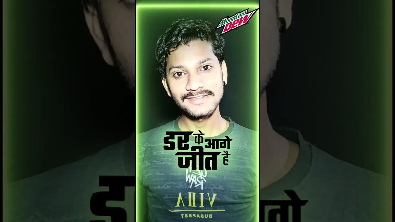 mountain dew 💚🔥 dar ke aage Jeet Hai | Hrithik Roshan #shorts #ytshort #mountaindew #youtubeshorts