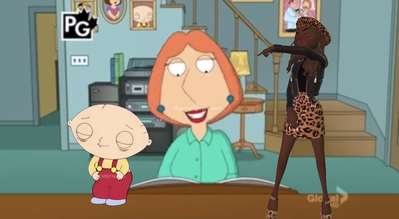 me, Stewie and Lois jamming out to Agora Hills by Doja Cat