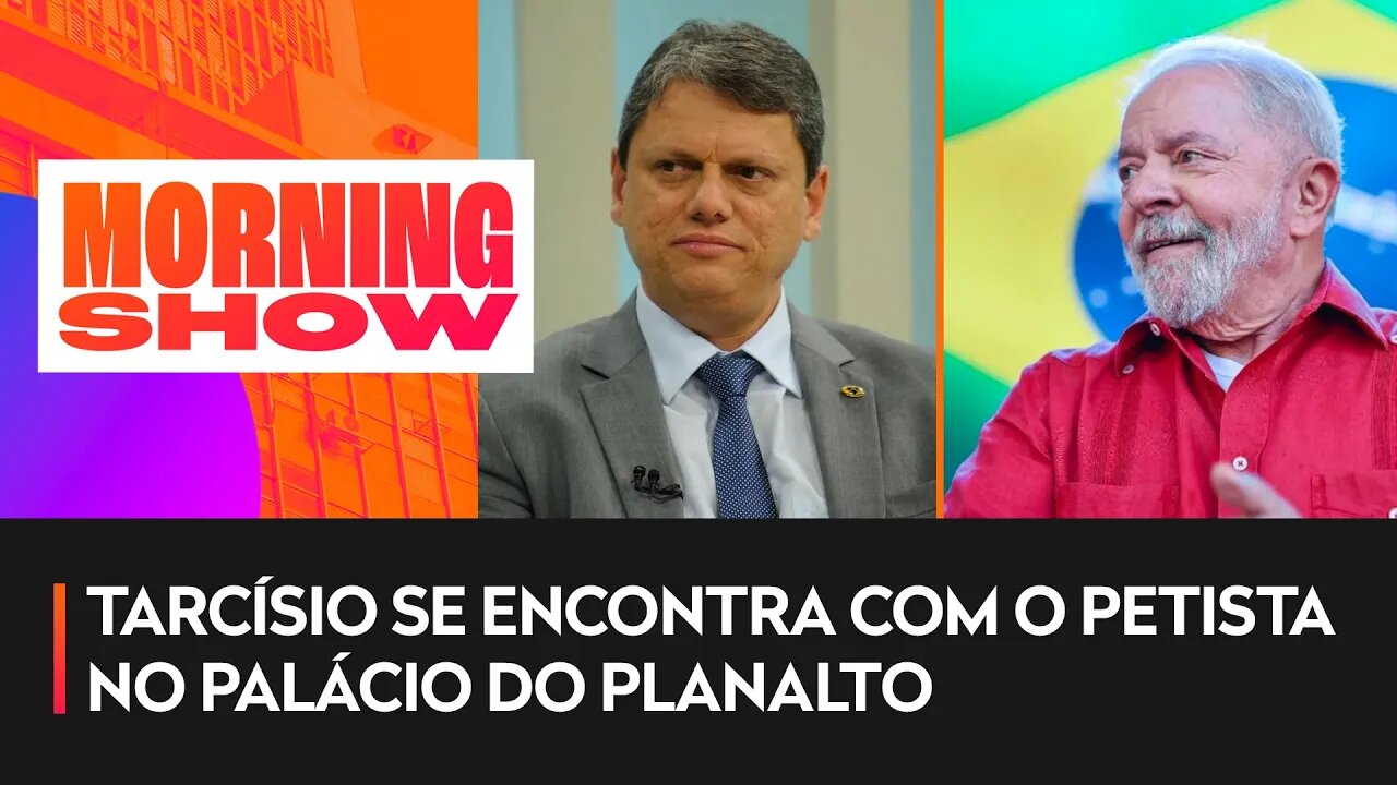 Governador de São Paulo tem reunião com Lula