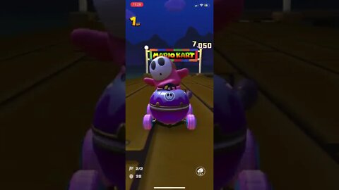 Mario Kart Tour - Pink Shy Guy Gameplay (Samurai Tour Gift Reward Driver)