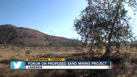 East County residents to weigh in on sand mining project