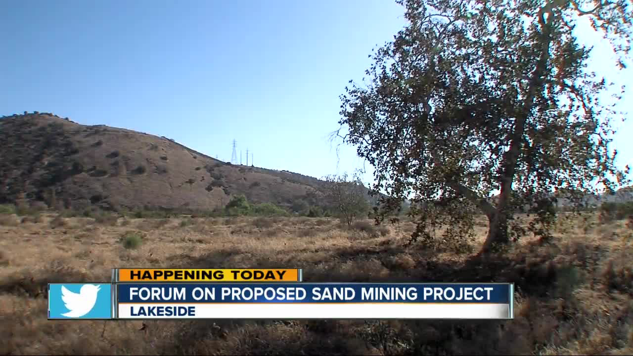 East County residents to weigh in on sand mining project