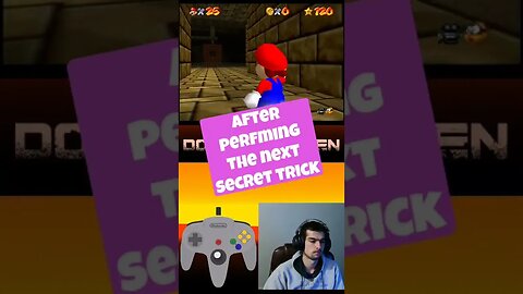 AMAZING 🤯 TRICK SUPER MARIO 64 🤪 SPEEDRUN #shorts #mario #nintendo #speedrun