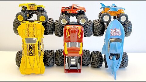 MONSTER JAM | STACKTASTIC MONSTER TRUCKS | GRAVE DIGGER | HOT WHEELS MONSTER TRUCKS | EL TORO LOCO