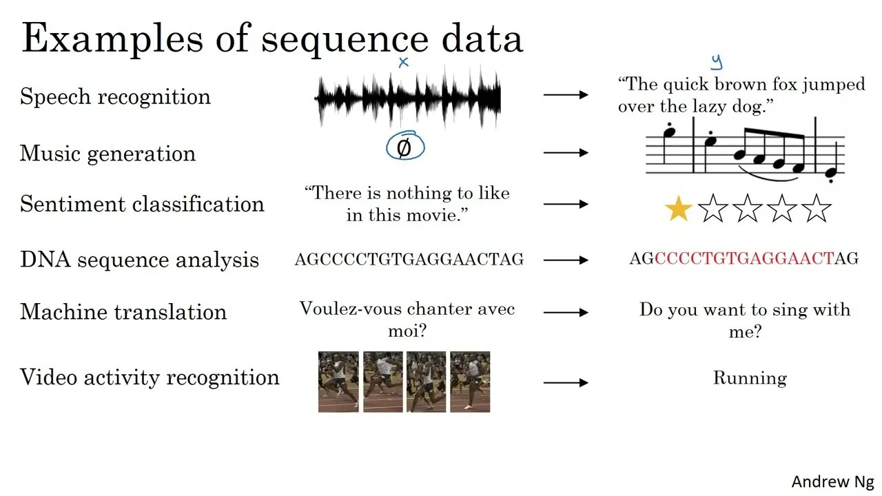 1. Why Sequence Models?