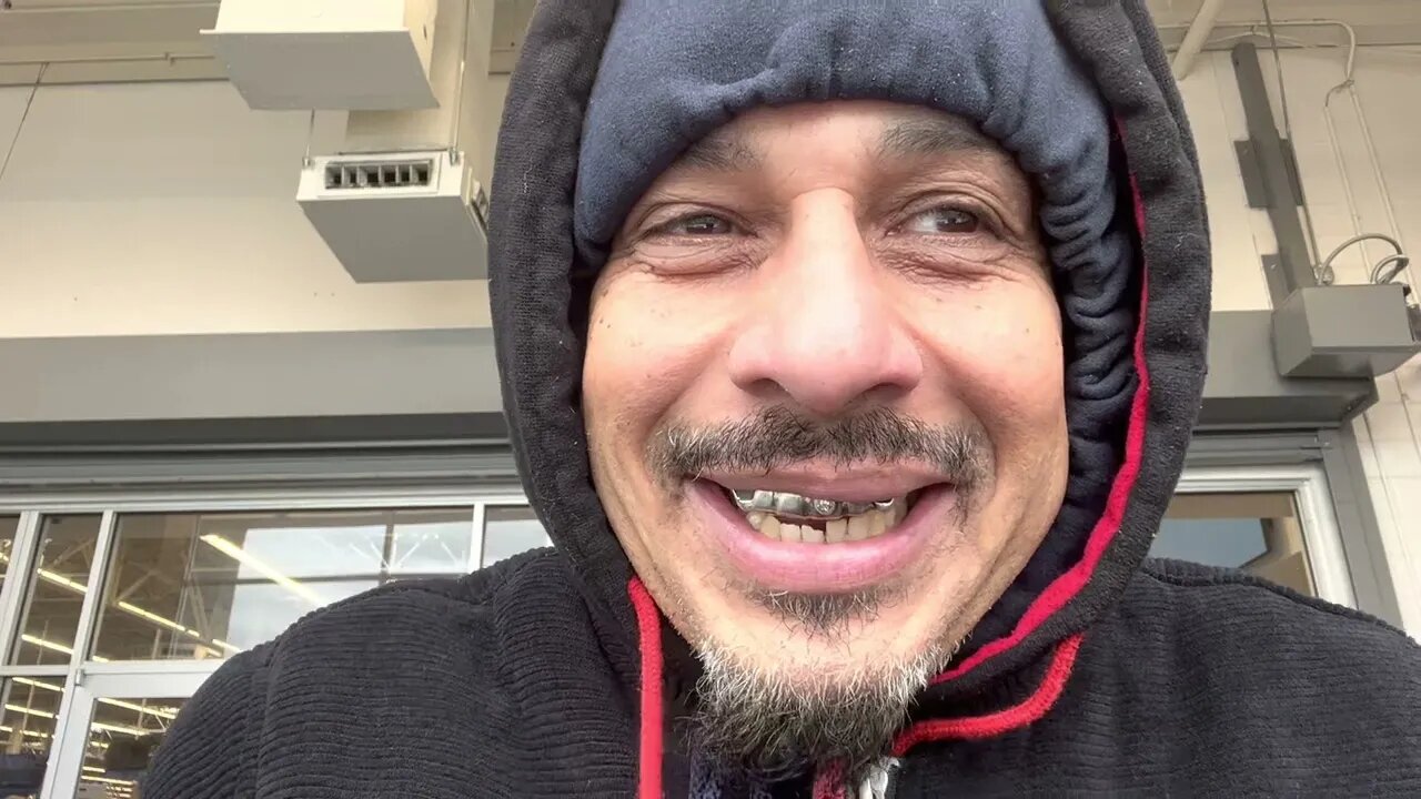 Homeless guy getting ready for boxing 2023