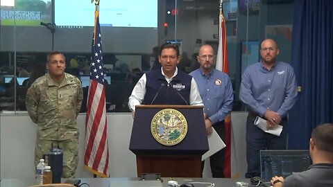 Florida Gov. Ron DeSantis gives update on Hurricane Helene after it makes landfall - September 27, 2024