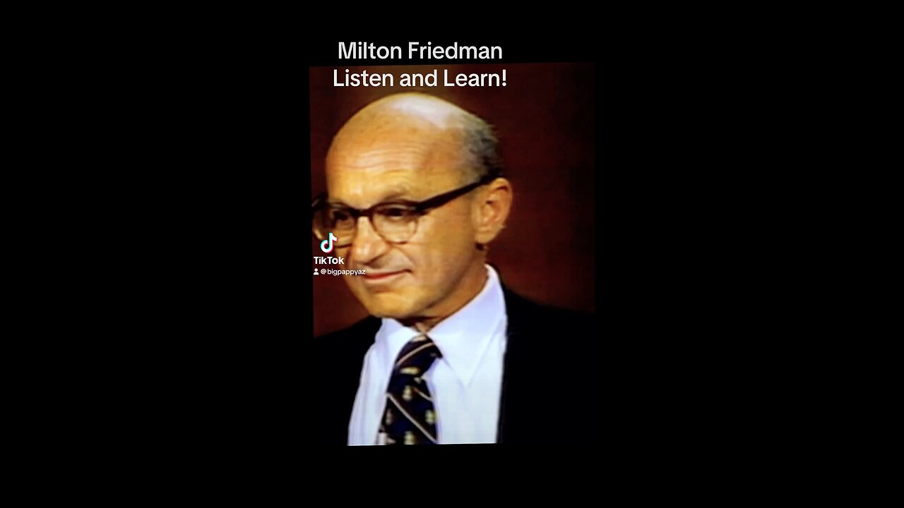 Milton Friedman: capitalism