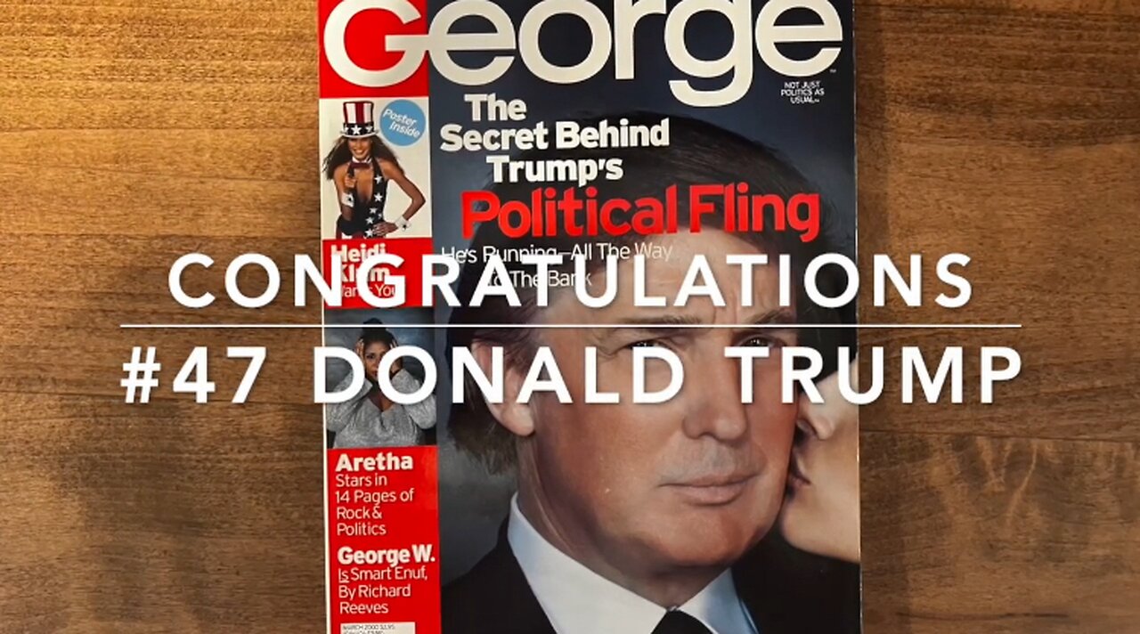 Congratulations to #47: Donald Trump