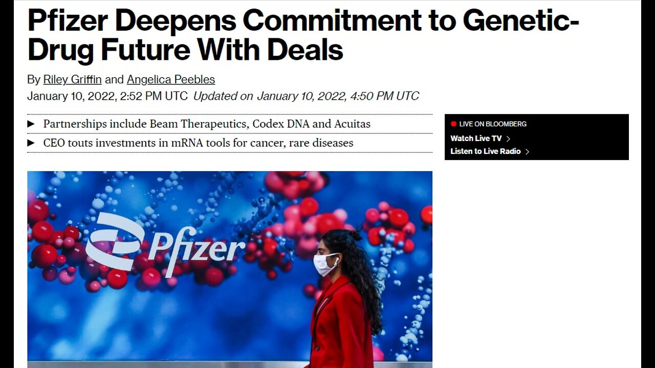 Pfizer Secures Deals To Continue Genetic Editing Into The Future