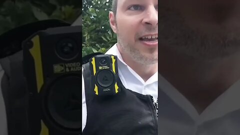 Meathead police officer threatens public #funny #viral #youtubeshorts #trending