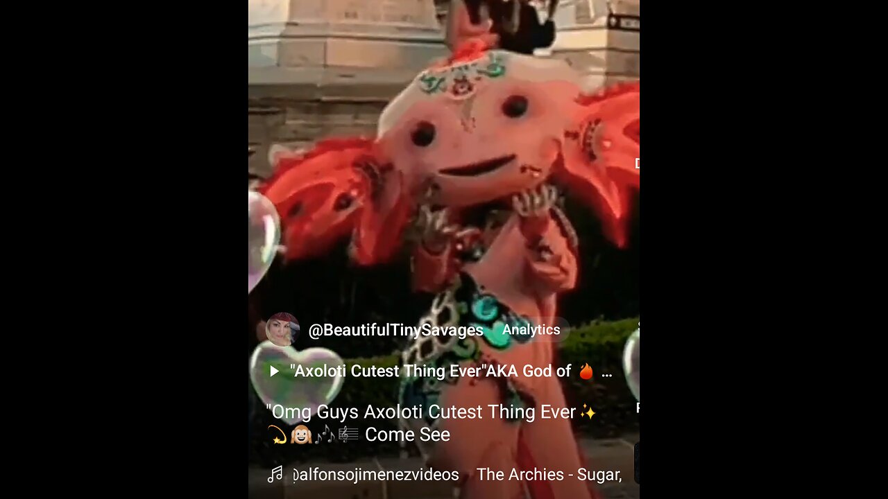 "Axoloti Cutest Thing Ever AKA God of 🔥 & ⚡ In Nahuatl Aztec Come See 🎼🎶