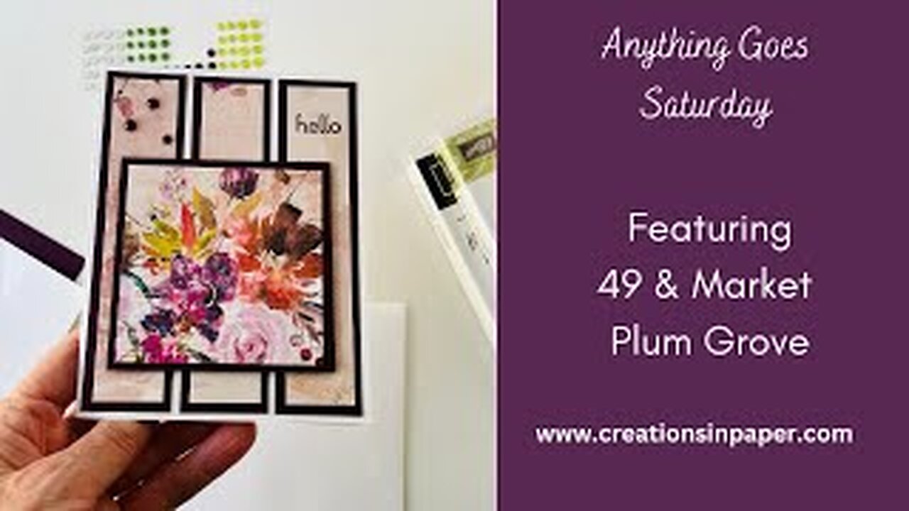 Anything Goes Saturday - 2 ideas