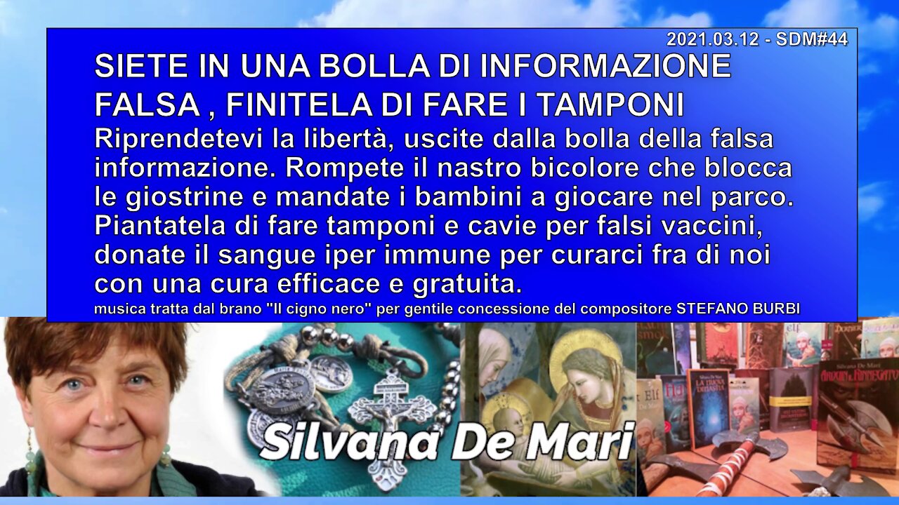 SIETE IN UNA BOLLA DI INFORMAZIONE FALSA, FINITELA DI FARE I TAMPONI - 2021.03.12 - SDM#44