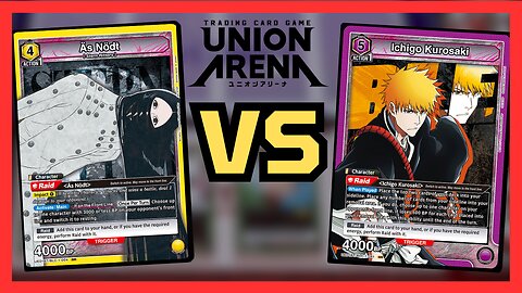 Union Arena Gameplay - Yellow Bleach As Nodt VS Purple Bleach Ichigo (English)