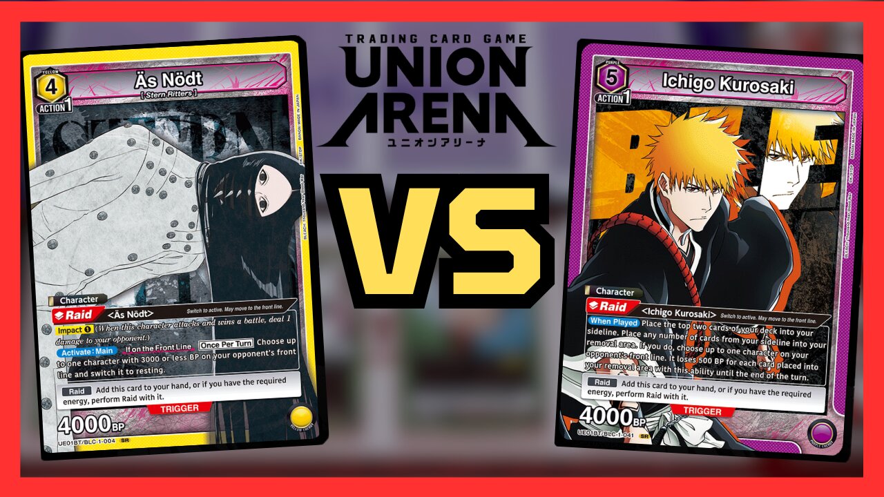 Union Arena Gameplay - Yellow Bleach As Nodt VS Purple Bleach Ichigo (English)