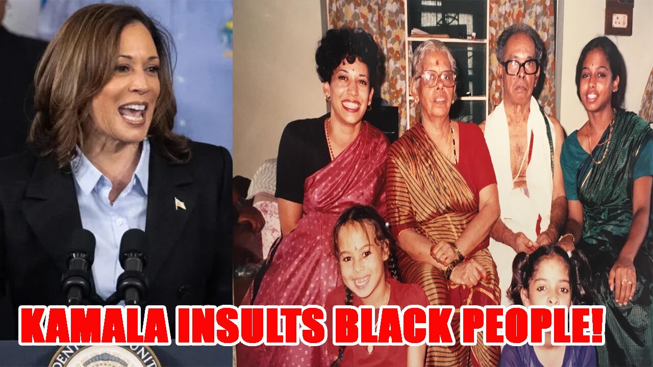 Kamala INSULTS Black people with new FAKE ACCENT MOCKING us!