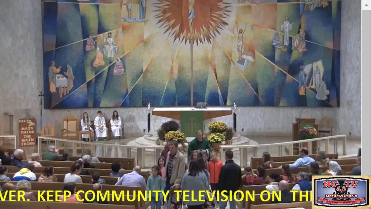 NCTV45 CATHOLIC MASS FROM HOLY SPIRIT PARISH (ST VITUS SITE) 9 AM SUNDAY OCTOBER 23 2022