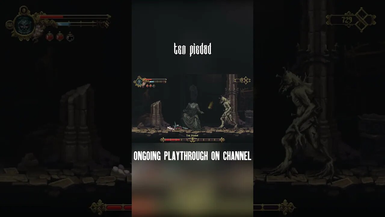 BLASPHEMOUS BOSS FIGHT | Ten Piedad #blasphemous #boss #shorts