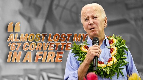 JOE BIDEN UNDER FIRE FROM RESIDENTS IN MAUI FOR LYING ABOUT "ALMOST LOSING MY HOME & CAR IN A FIRE"