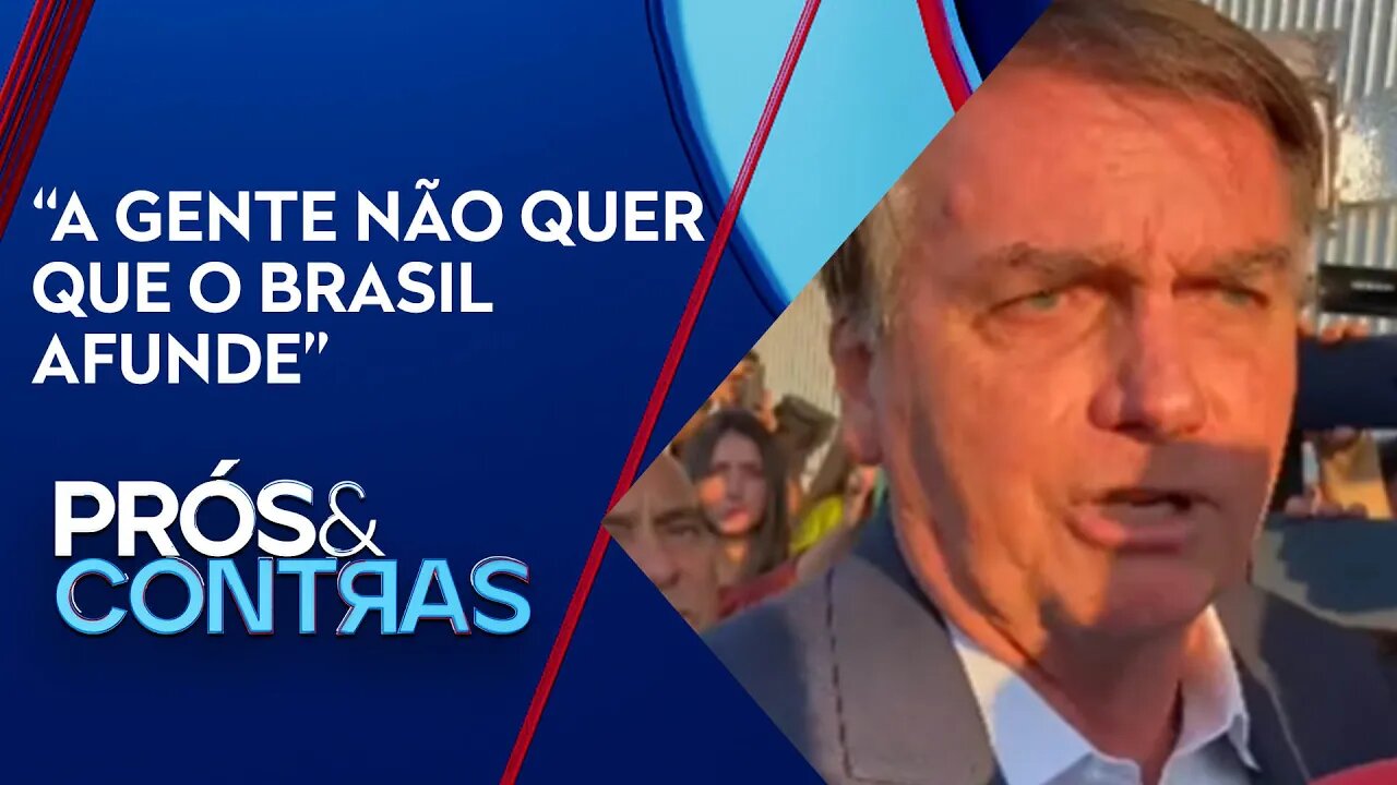 Bolsonaro fala após visita ao Senado: "Peço a Deus que Cid não tenha errado" | PRÓS E CONTRAS