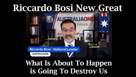 Riccardo Bosi Special Intel Report - What Is About To Happen Is Going To Destroy Us (25 Aug)