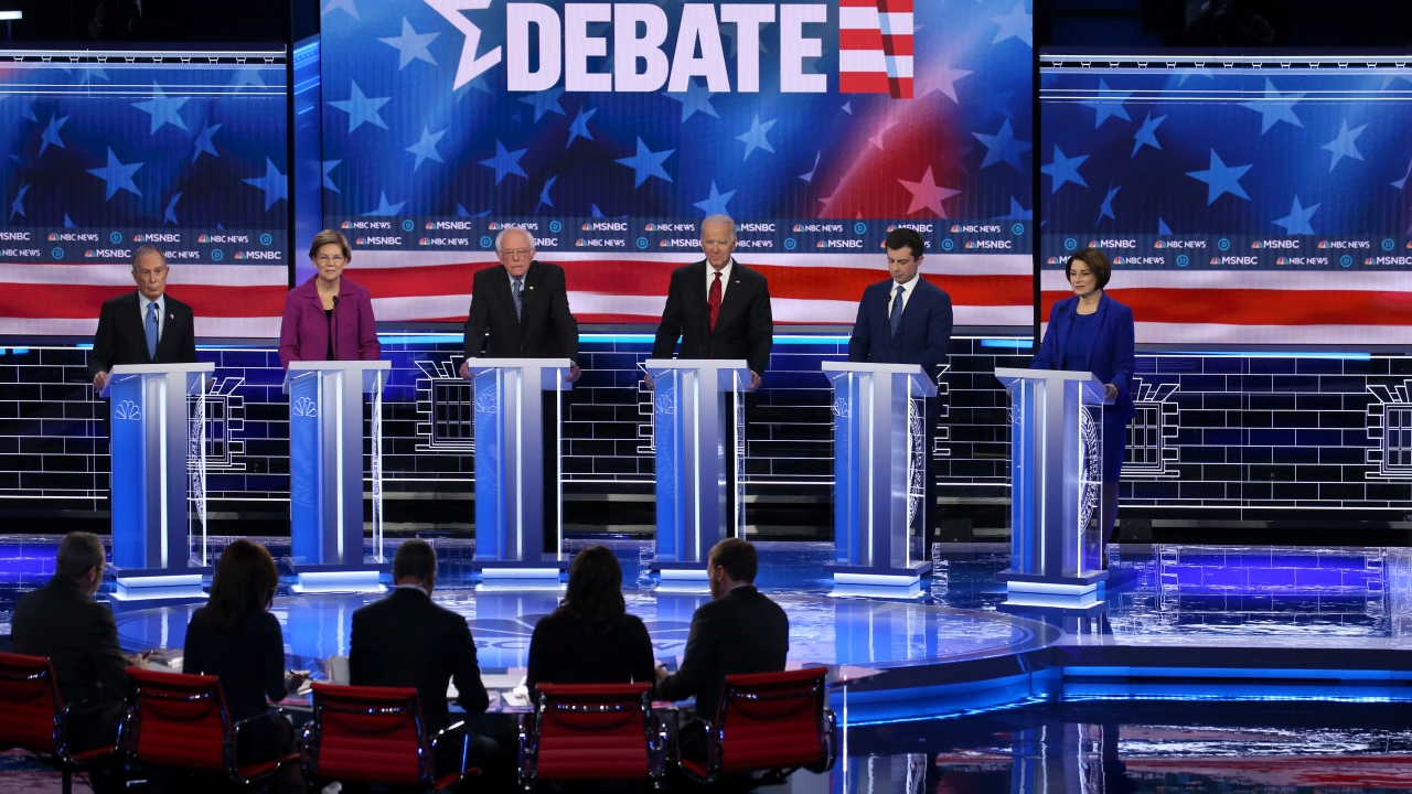 Democratic Presidential Candidates Clash In Tense Las Vegas Debate