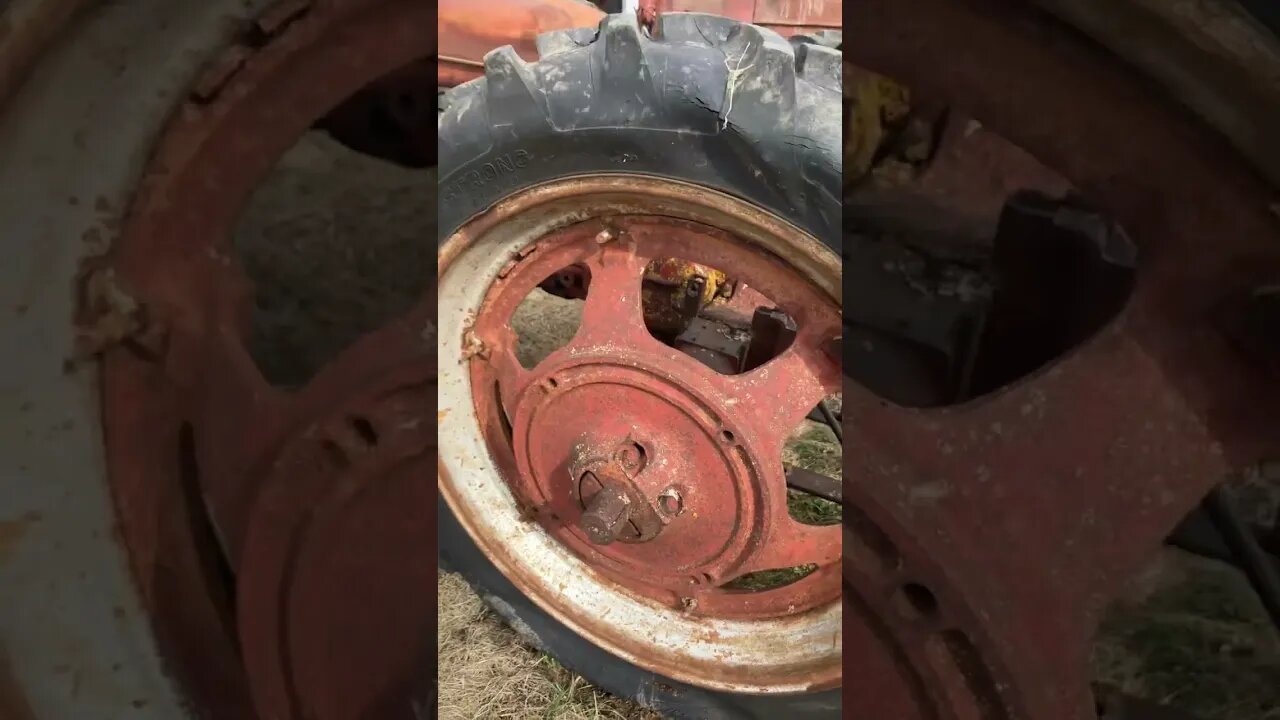 Stuck rim on a 9 Speed Farmall H: