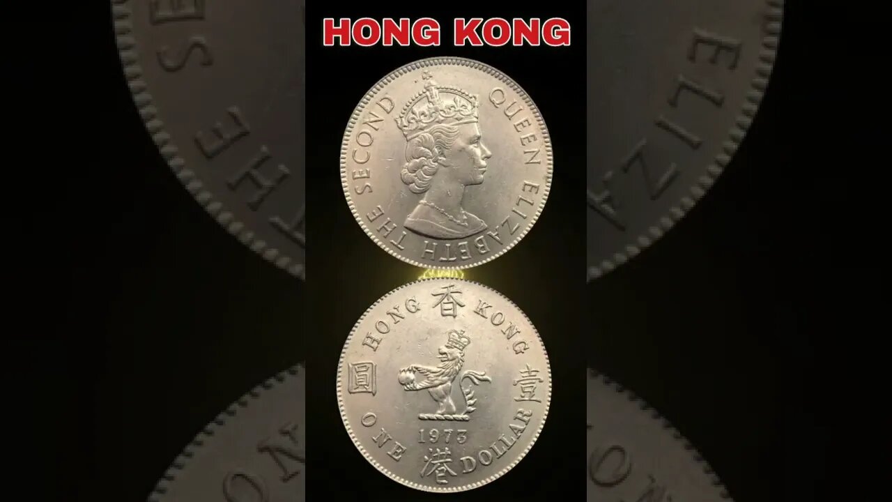 Hong Kong 1 Dollar 1973.#shorts #coinnotesz