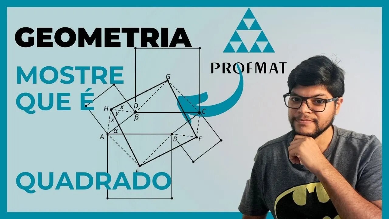 Mostre que os centros desses quatro quadrados são vértices de outro quadrado (PROFMAT) Geometria