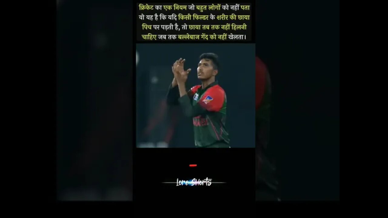 intresting facts about Cricket 🏏 #loreshorts #shorts