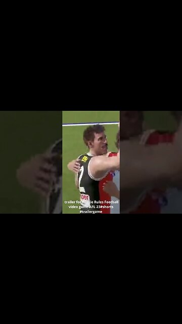 trailer for Aussie Rules Football video game AFL 23 #shorts #videogames