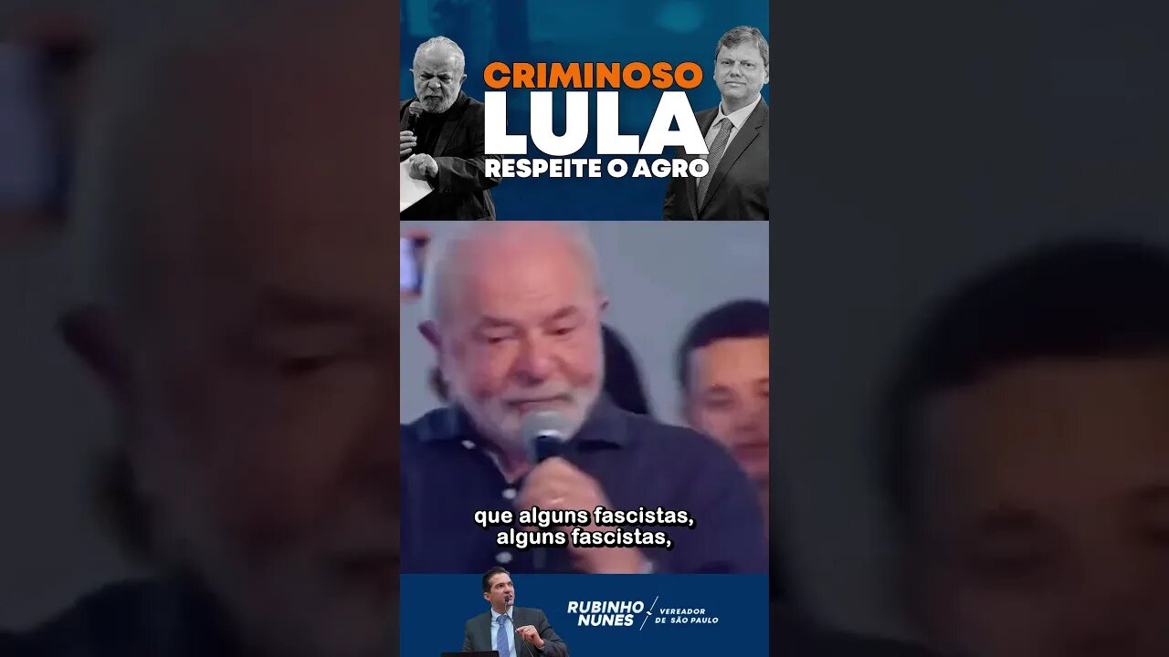 Respeite o agro, Lula! É vital para o desenvolvimento do país. #tarcisio #shorts #agro #direita