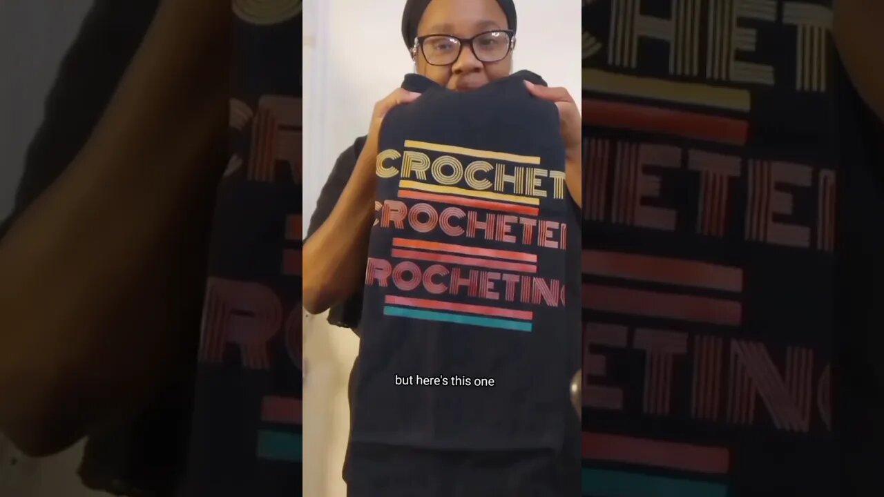I sampled my Crochet Lover shirts ๐๐งถ#shorts