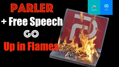 Bye-Bye PARLER + Free Speech -- Billionaire Tech Oligarchs Say "Nyet"works DEAD to You