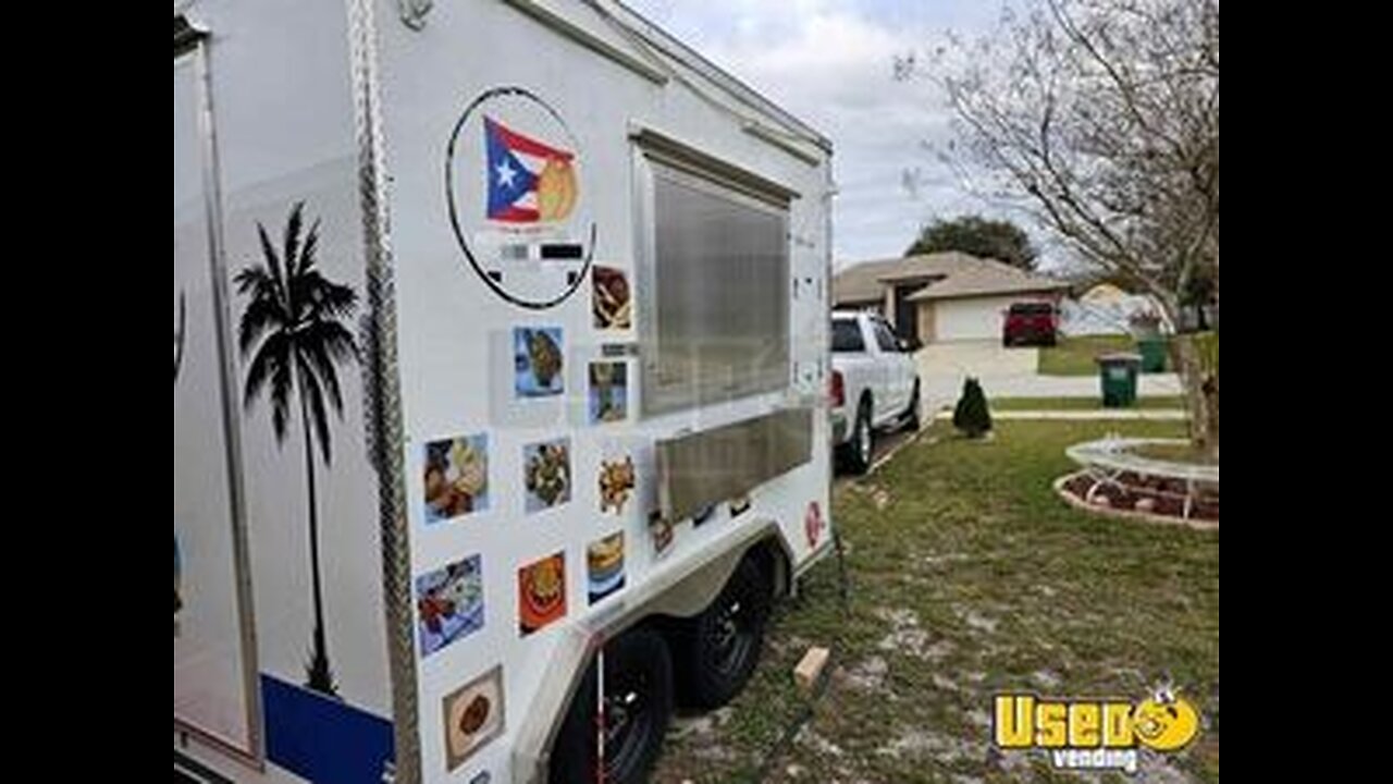 LIKE NEW 2023 - 8.5' x 10' Kitchen Street Food Concession Trailer for Sale in Florida!