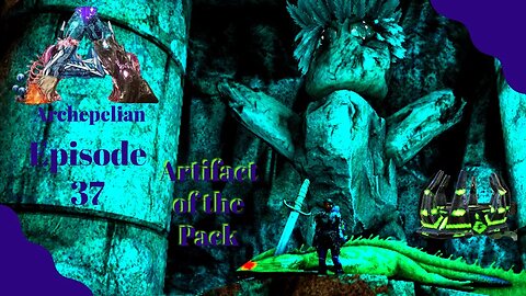 Artifact of the Pack in a Scary Cave w/Easter Eggs! - Archepelian Map - ARK Survival Evolved - Ep 37
