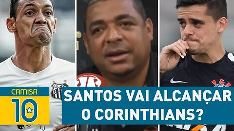 VAMPETA acha que o SANTOS vai alcançar o CORINTHIANS?