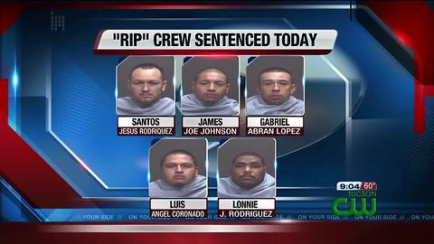 Five-man 'rip' crew sentenced to prison