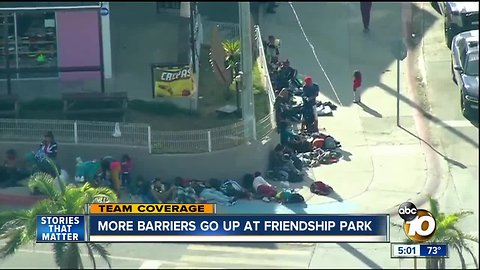 More border barriers go up at Friendship Park