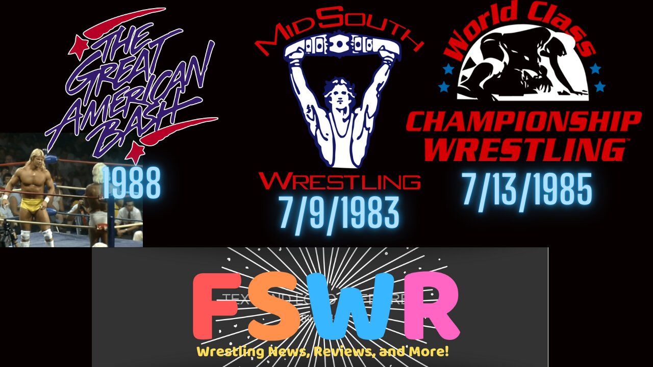 NWA Great American Bash 1988, Mid-South Wrestling 7/9/83, WCCW 7/13/85 Recap/Review/Results