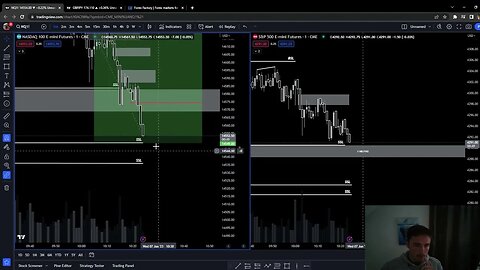 Making $2,500 LIVE Day Trading Nasdaq! (Fair Value Gap Entry)