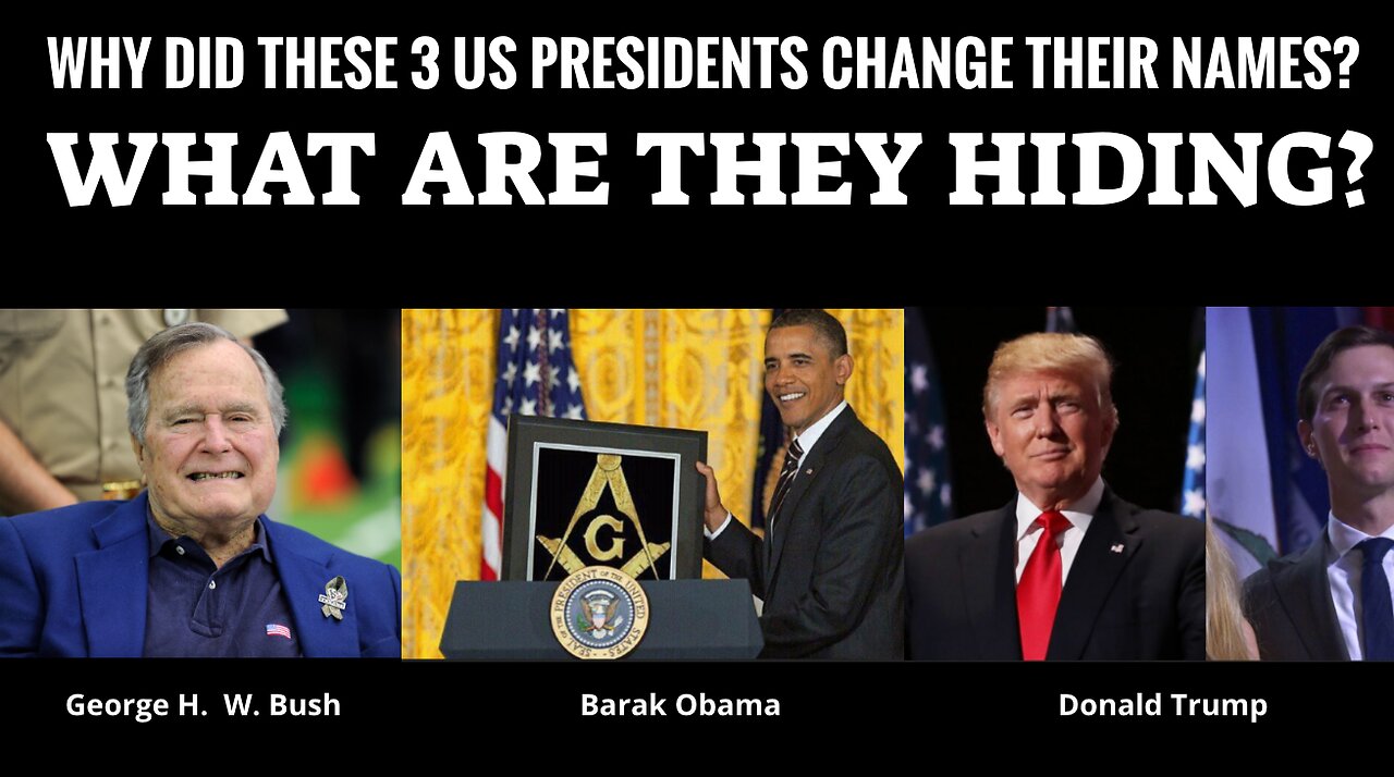 Why did these 3 US Presidents Change Their Names?