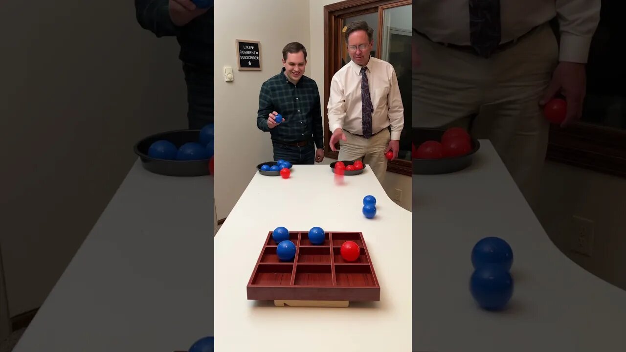 Just Go In 🤯 Tic Tac Toe Ball Toss 🏆