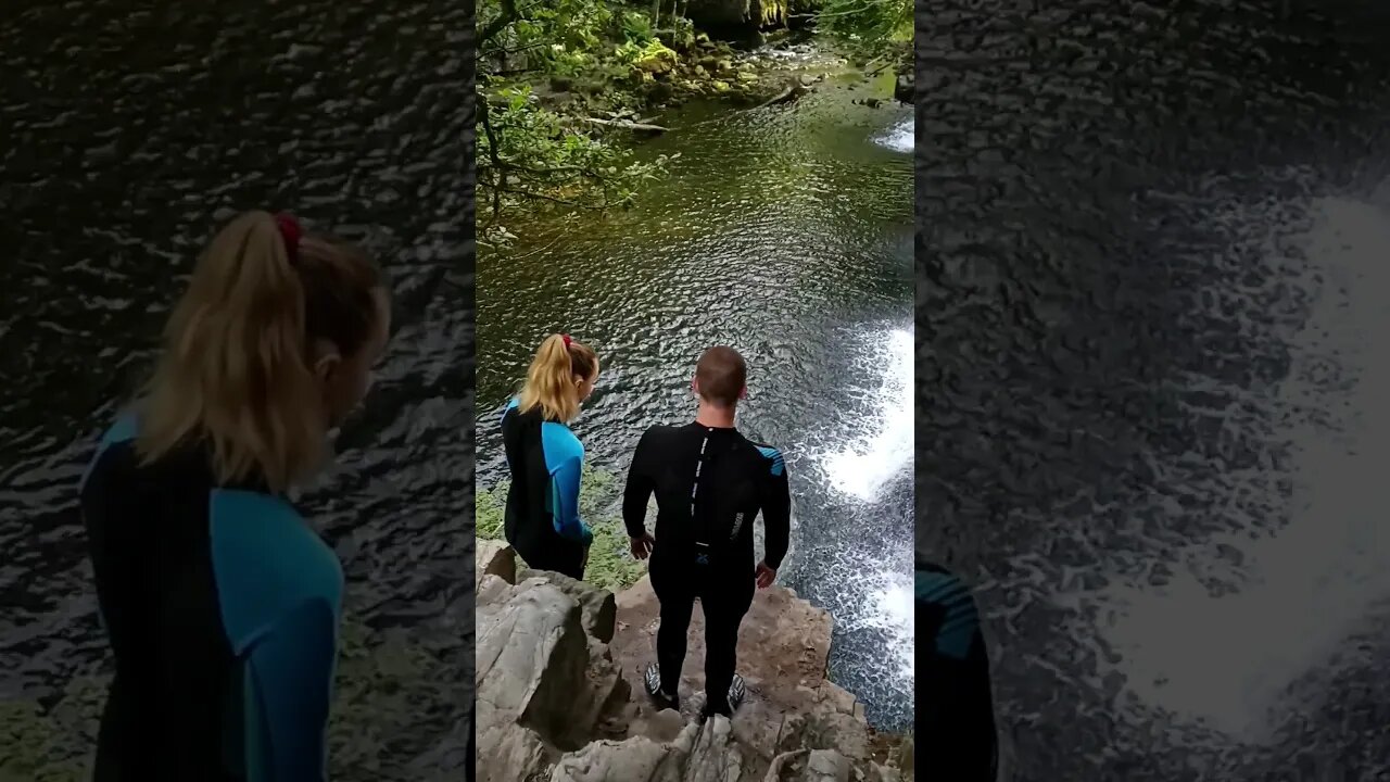 #SHORTS Merlin TV Series Dive Bombing the Waterfall in Wales